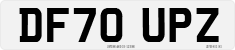 License plate of the United Kingdom, 2001 year system