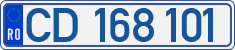 License plate of Romania, Diplomatic