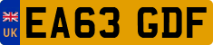 License plate of the United Kingdom, 2001 year system