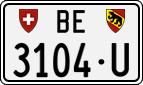 License plate of Switzerland, Dealer (with 