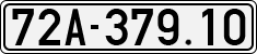 License plate of Vietnam, Cars