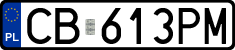 License plates of Poland, Regular car plates