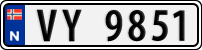License plate of Norway, Trailers, motorcycles, special vehicles