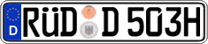 German license plate, Plates for oldtimers (type 