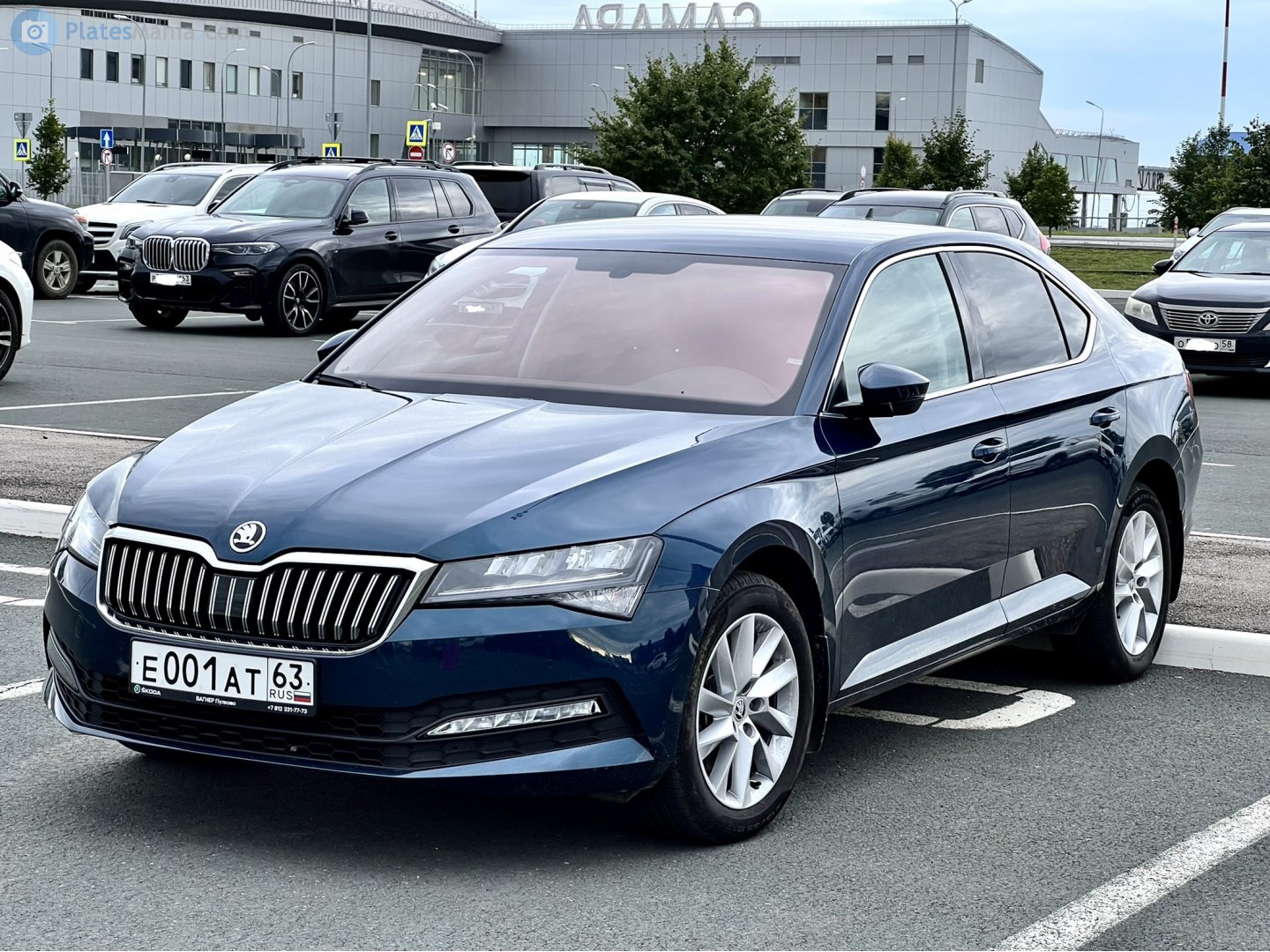 е 001 ат 63, Skoda Superb 3rd gen Liftback (B8/3V3), facelift, 2019–2023