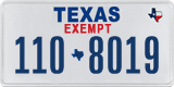 Texas, Exempt (123-4567)