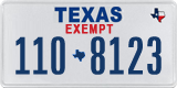 Texas, Exempt (123-4567)