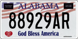 Alabama, God Bless America (1234AB5)