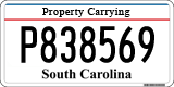 South Carolina, Property Carrying (P123456)