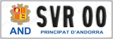 License plate of Andorra, Vanity Plates