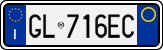 License plate of Italy, Cars (1994 year series)
