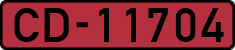 License plate of Latvia, Diplomatic