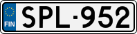 License plate of Finland, Cars