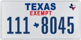Texas, Exempt (123-4567)