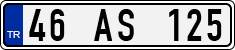 License plate of Turkey, Regular plates