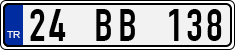 License plate of Turkey, Regular plates