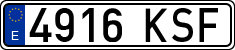 License plates of Spain, Ordinary (2000)