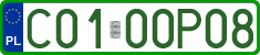 License plates of Poland, Professional plates