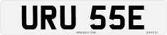License plate of the United Kingdom, 1963 year system