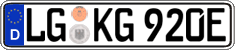 German license plate, Electric vehicles
