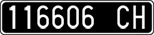 License plate of Italy, Cars (1927 year series)