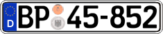 German license plate, Authorities and federal agencies