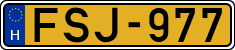 license plates of Hungary, Commercial vehicles (1990)