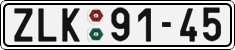 License plate of the Czech Republic, Cars (1960)