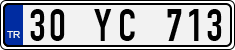 License plate of Turkey, Regular plates