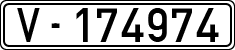 License plates of Spain, 1900 year series