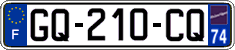 French license plate, SIV (ordinary)