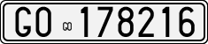 License plate of Italy, Cars (1927 year series)