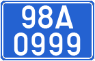 License plate of Vietnam, Government and public administrations
