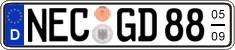 German license plate, Seasonal plates