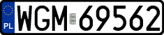 License plates of Poland, Regular car plates