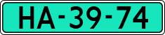 License plate of the Netherlands, Dealer (Regular)