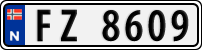 License plate of Norway, Trailers, motorcycles, special vehicles