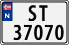 License plate of Norway, Cars