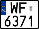 License plates of Poland, Special vehicles and motorcycles