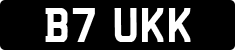 License plate of the United Kingdom, 1983 year system