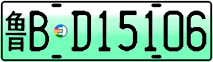 License plate of China, Electric vehicles