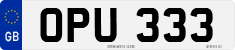 License plate of the United Kingdom, 1932 year system