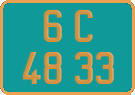 French license plate, Diplomatic