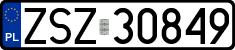 License plates of Poland, Regular car plates