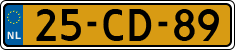 License plate of the Netherlands, Diplomatic