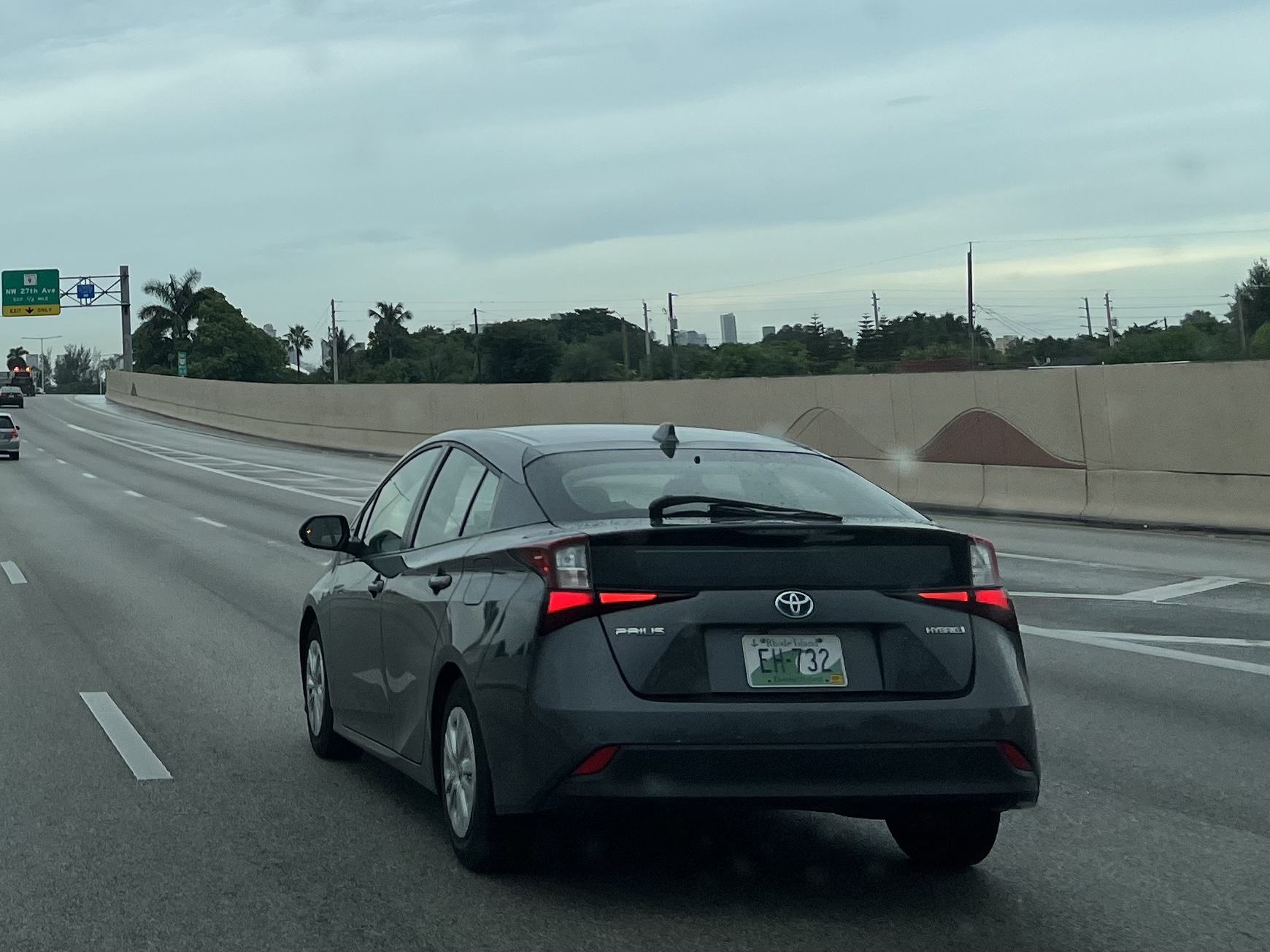 EH-732, Toyota Prius 4th gen (ZVW50), facelift, 2018–2022