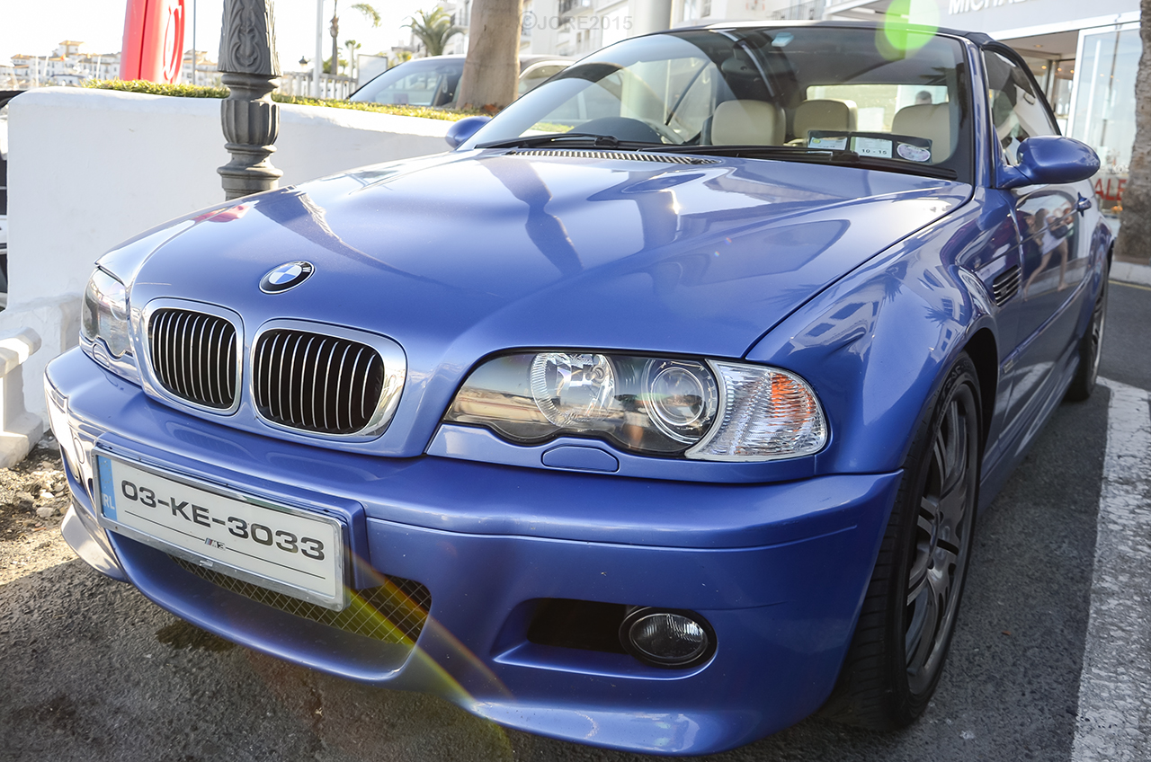 03-KE-3033, BMW M3 3rd gen Convertible (E46), 2000–2006