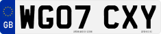 License plate of the United Kingdom, 2001 year system