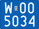 License plates of Poland, Diplomatic