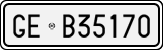 License plate of Italy, Cars (1927 year series)